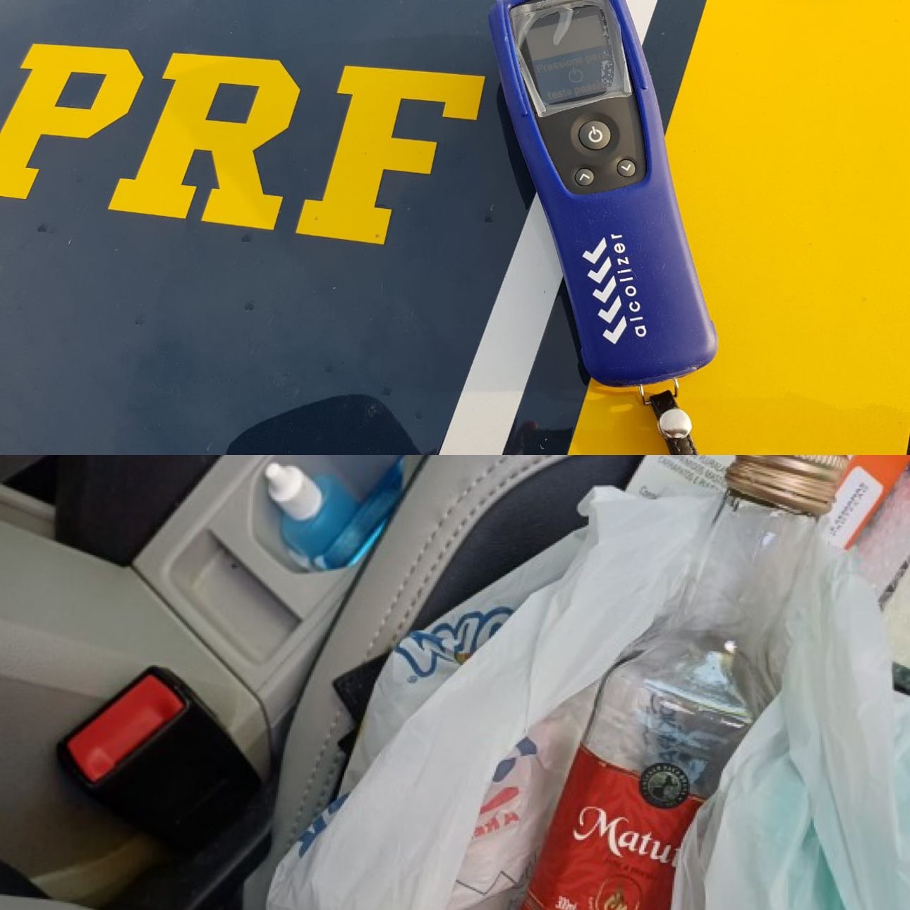 PRF na Paraíba detém condutor por embriaguez ao volante após denúncia de direção perigosa na BR-230