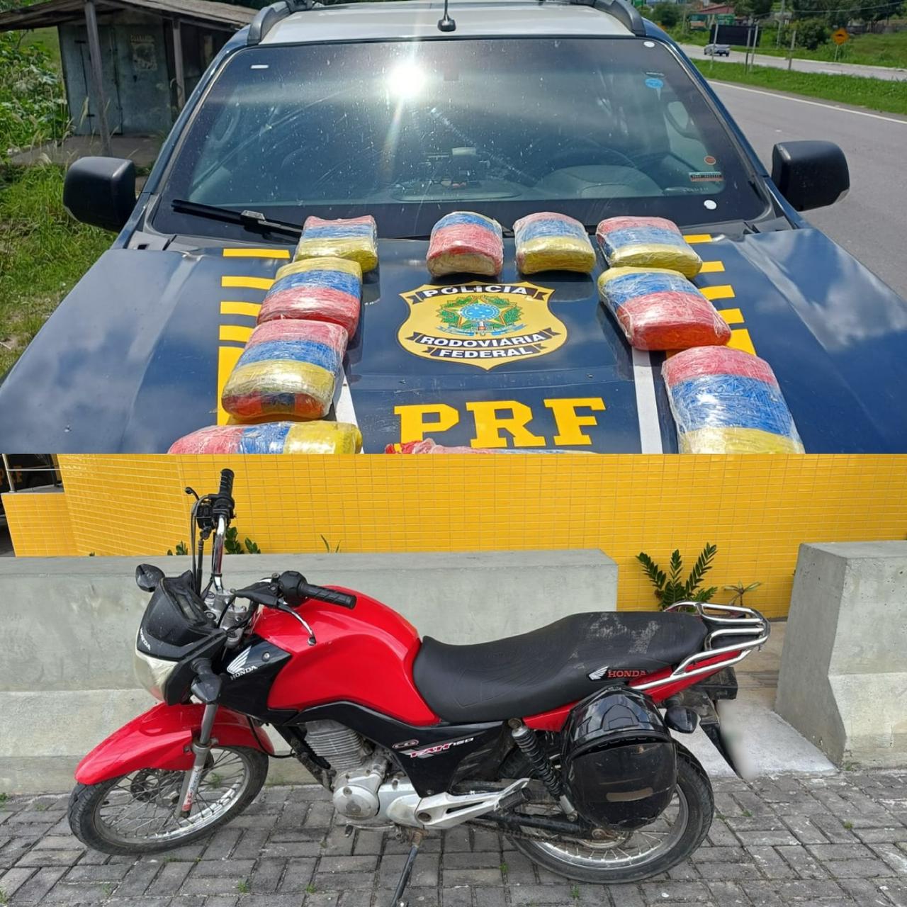 PRF na Paraíba desarticula transporte de drogas, captura de foragido Justiça e apreende veículo utilizado em assalto