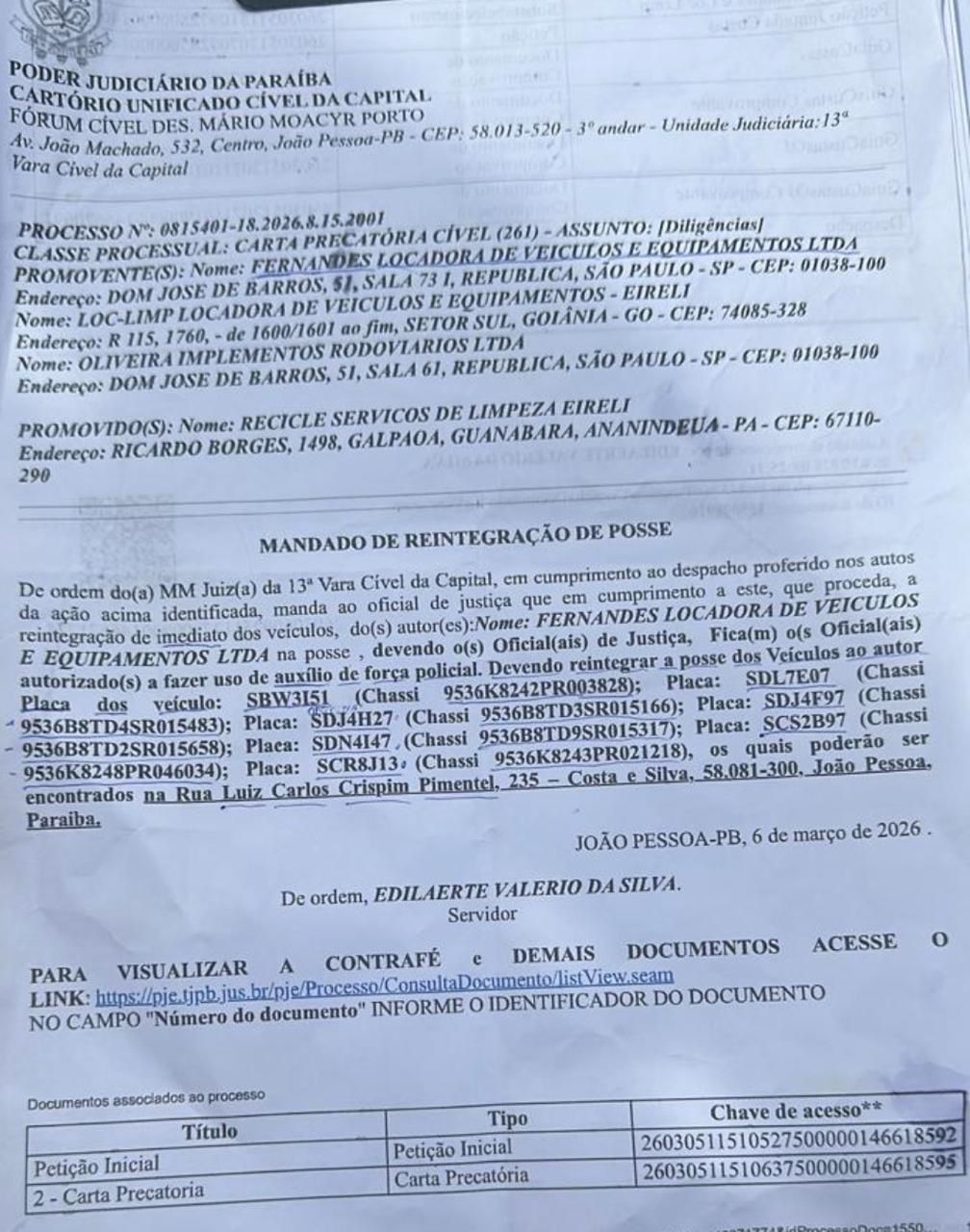 Emlur desmente fakenews divulgada por vereador Milanez Neto