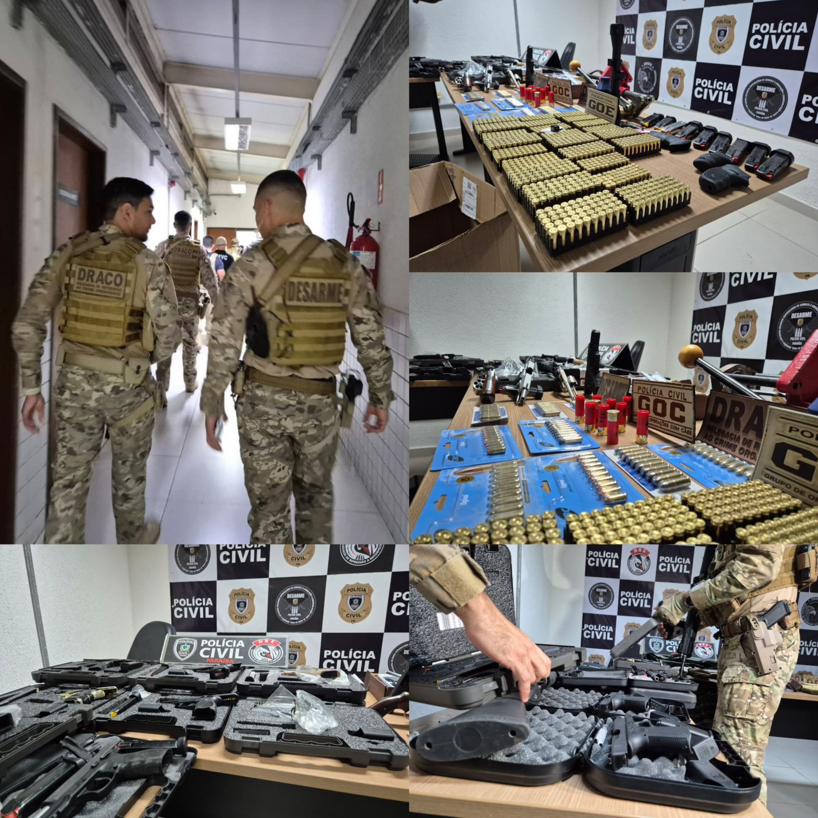 OPERAÇÃO SENHOR DAS ARMAS: Polícia Civil desarticula esquema de comércio irregular de armas de fogo e prende oito pessoas