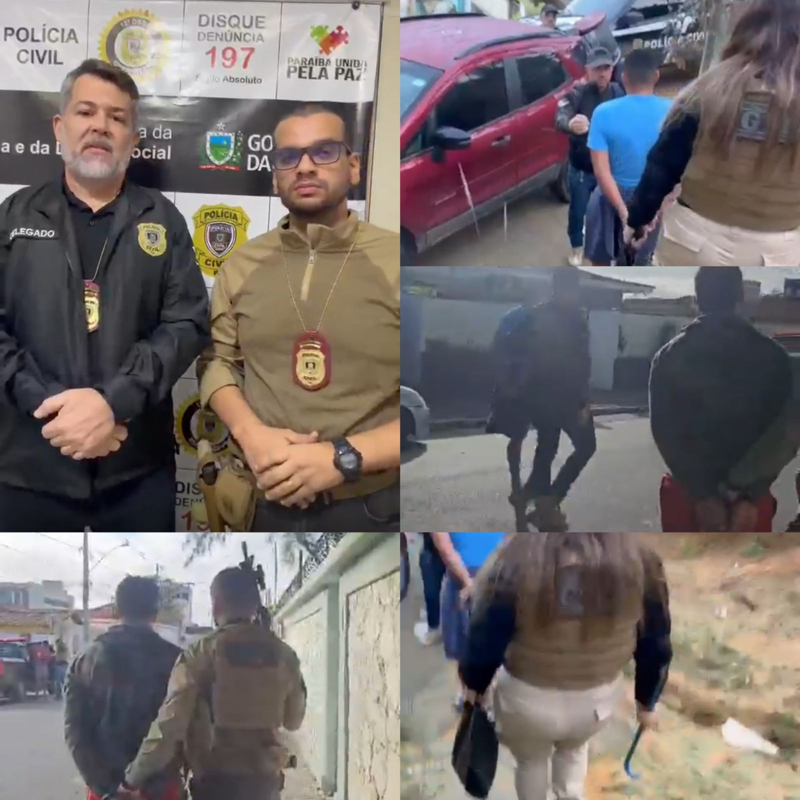 NO BREJO: Polícia Civil prende três investigados por tráfico de drogas e comércio de armas de fogo