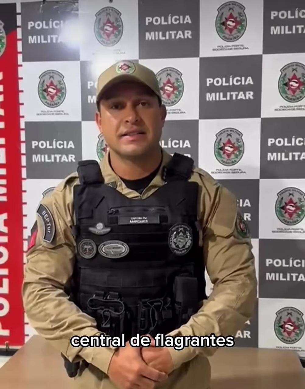 Subcomandante do BEPTur orienta comerciantes sobre medidas de segurança e reforça parceria entre população e Polícia Militar