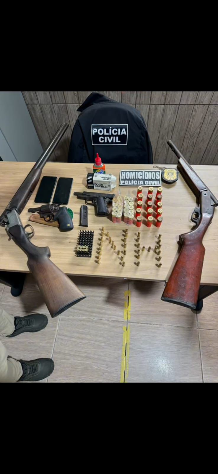 NO CONDE: Polícia Civil apreende quatro armas de fogo durante operação na zona rural do município
