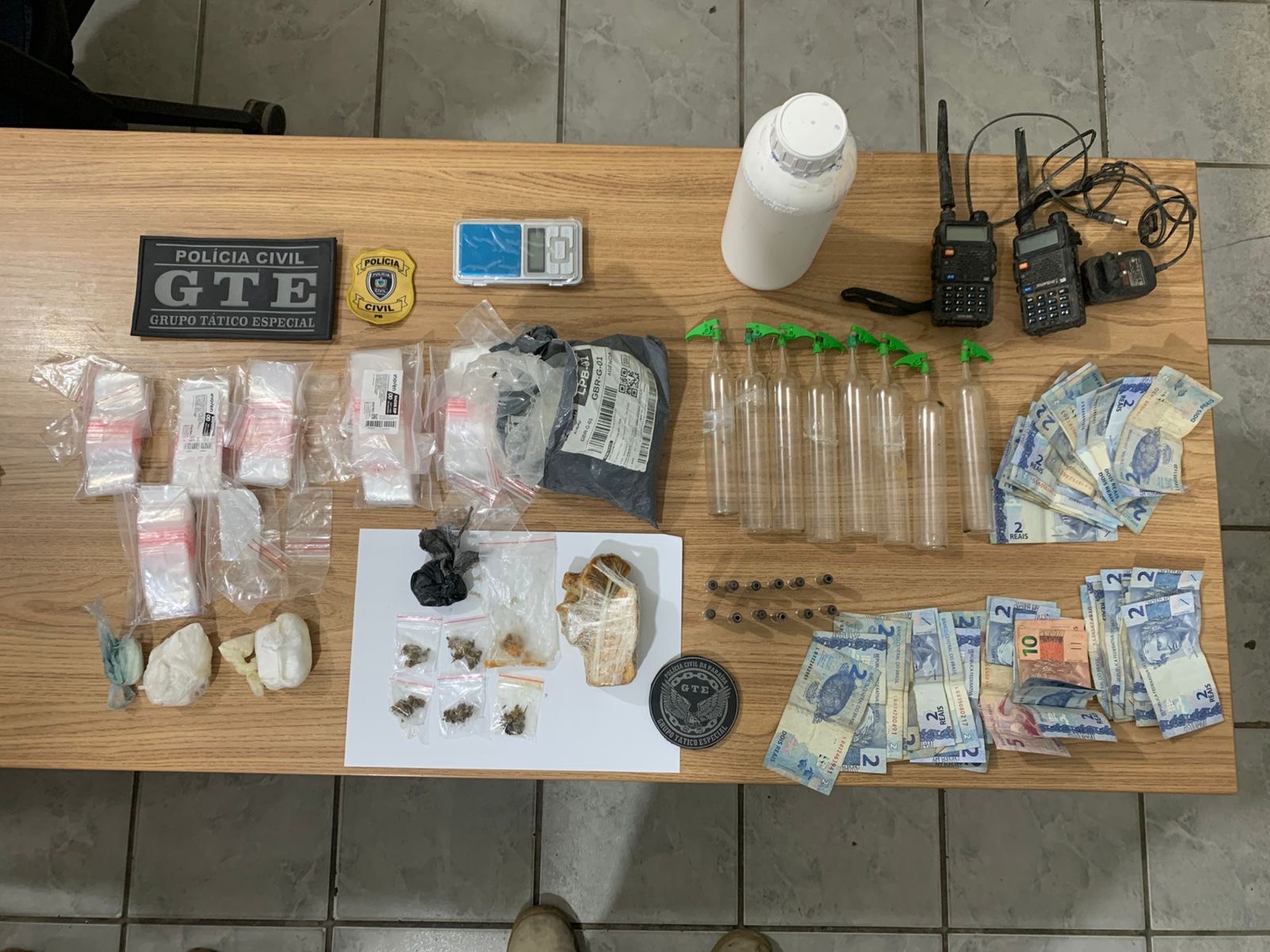 EM ARAÇAGI: Polícia Civil prende homem por tráfico de drogas e apreende entorpecentes e munições