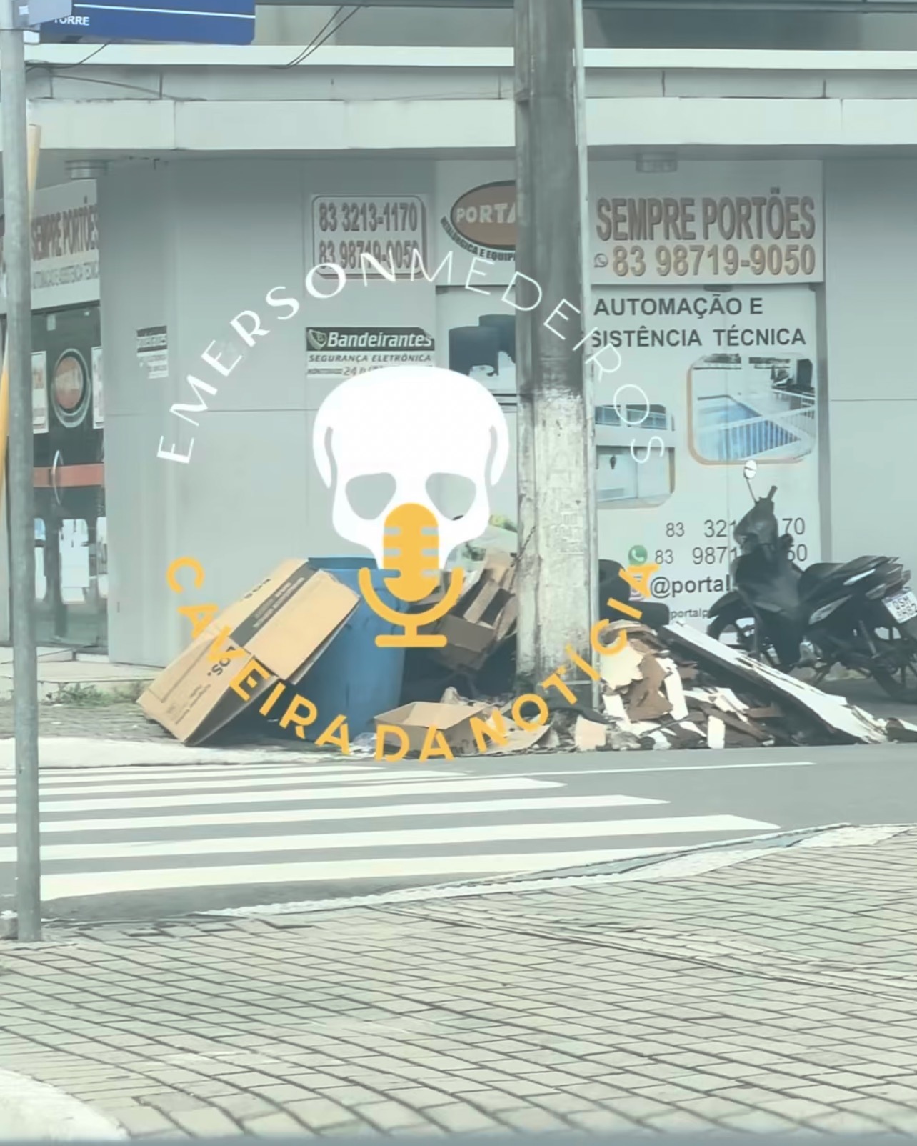 O caveira da notícia pegou o caveirão móvel e saiu pelas ruas de João Pessoa