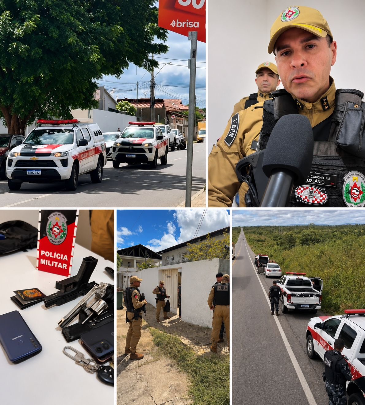 QUATRO SUSPEITOS DE HOMICÍDIO EM TRIUNFO SÃO PRESOS EM FLAGRANTE DURANTE OPERAÇÃO DA PM NA BR-230