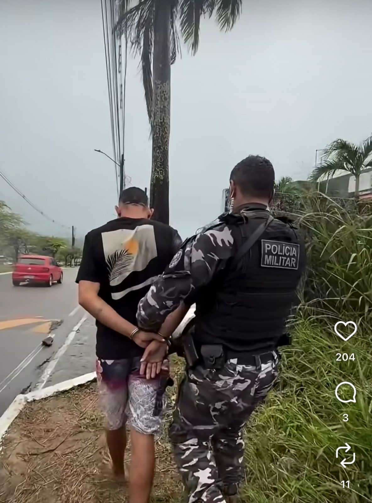 FORÇA TÁTICA DO 7º BPM CAPTURA FORAGIDO DA JUSTIÇA QUE HAVIA ROMPIDO TORNOZELEIRA ELETRÔNICA EM SANTA RITA