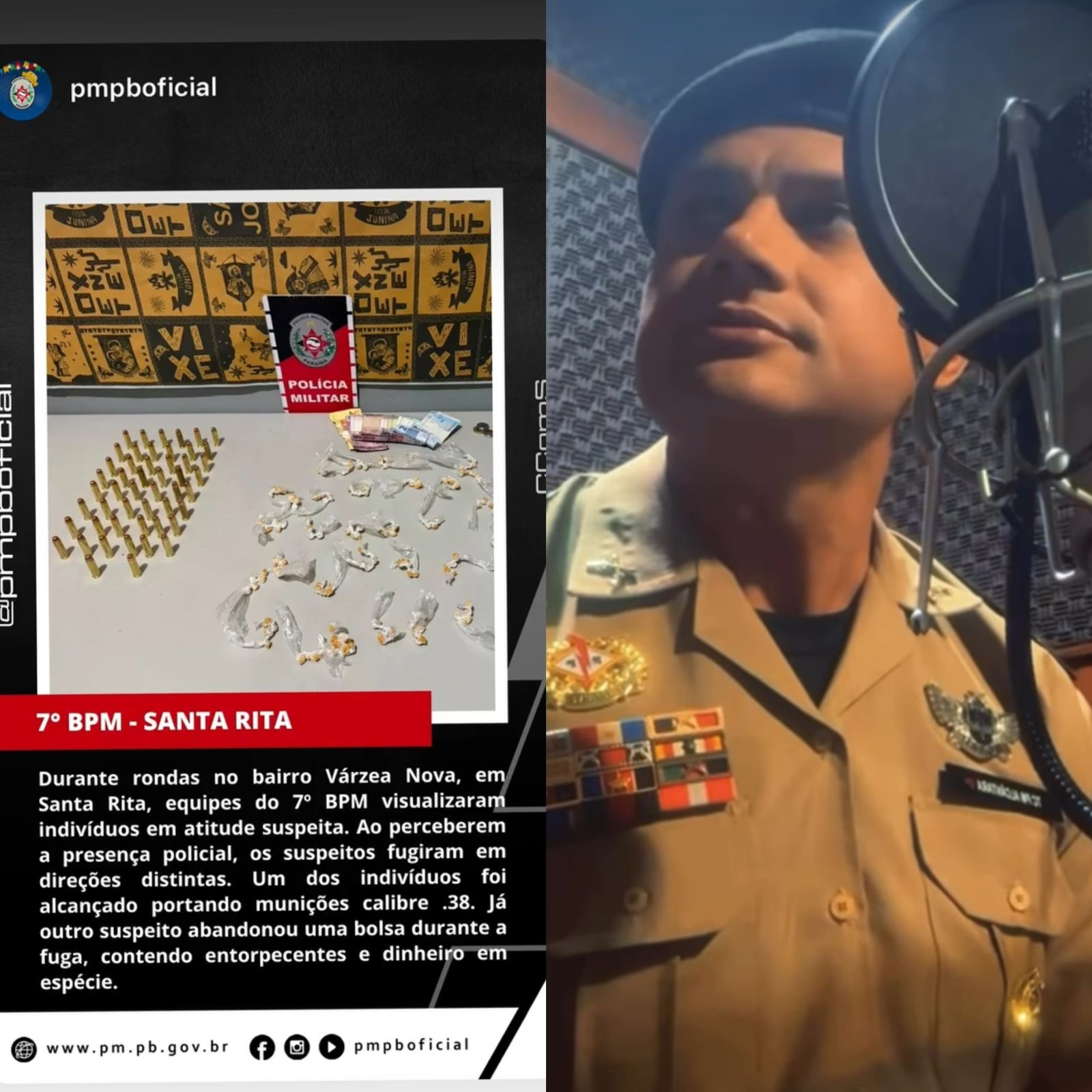 Comandante do 7º BPM admite desafios no combate ao crime em Santa Rita, mas reforça compromisso da PM com a população