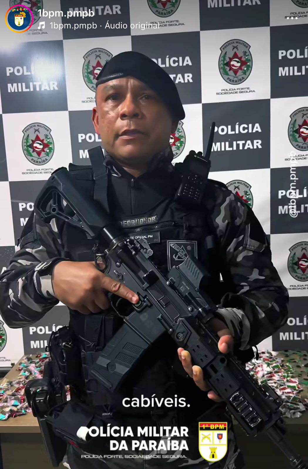 FORÇA TÁTICA DO 1º BPM APREENDE GRANDE QUANTIDADE DE ENTORPECENTES NO TAMBIA, EM JOÃO PESSOA