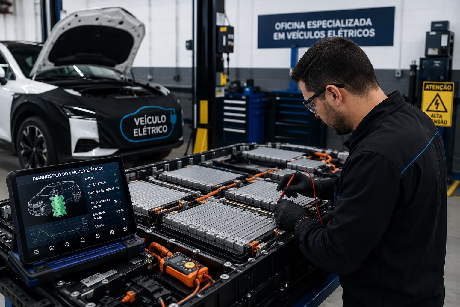 INDÚSTRIA AUTOMOTIVA MUDA DE RUMO, MAS TRANSIÇÃO PARA CARROS ELÉTRICOS LEVANTA PREOCUPAÇÕES ENTRE CONSUMIDORES E MECÂNICOS