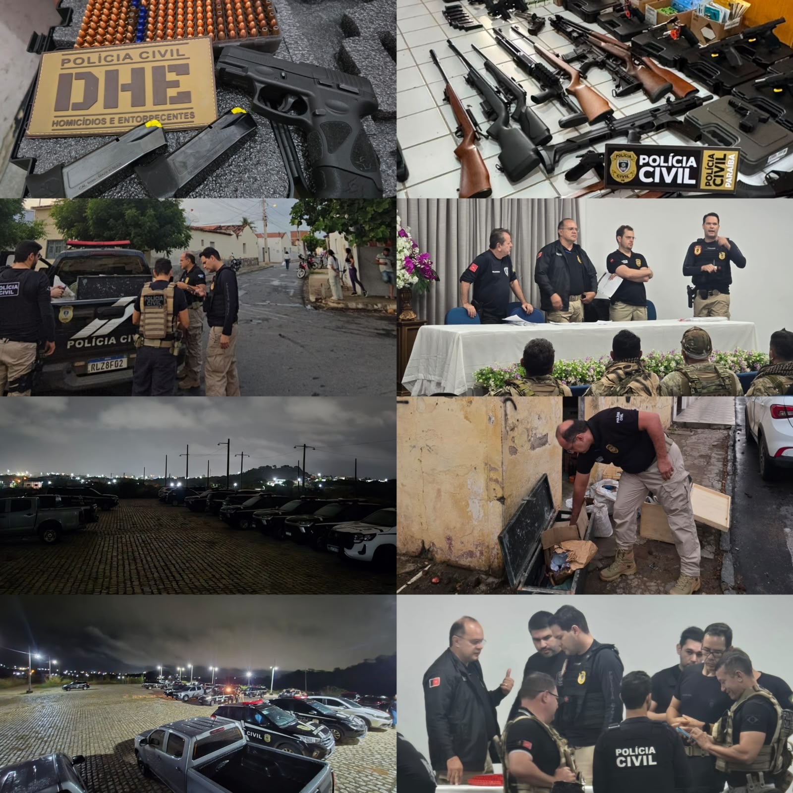 OPERAÇÃO PURGATIO: Polícia Civil realiza grande ofensiva contra o crime organizado em Cajazeiras e região