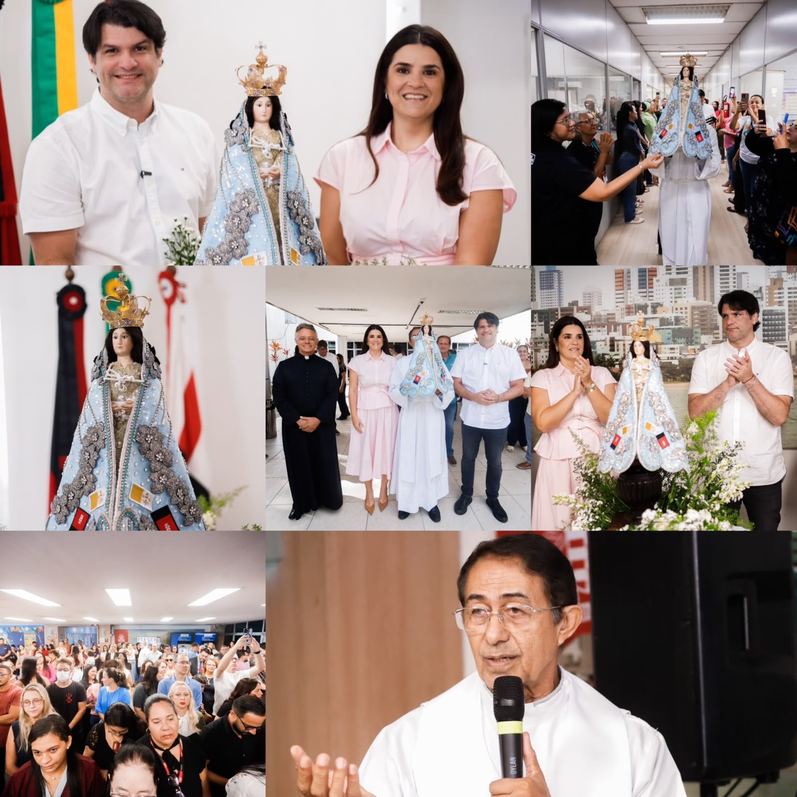 Renovação da esperançaLeo Bezerra recebe imagem de Nossa Senhora das Neves e destaca fé no serviço público