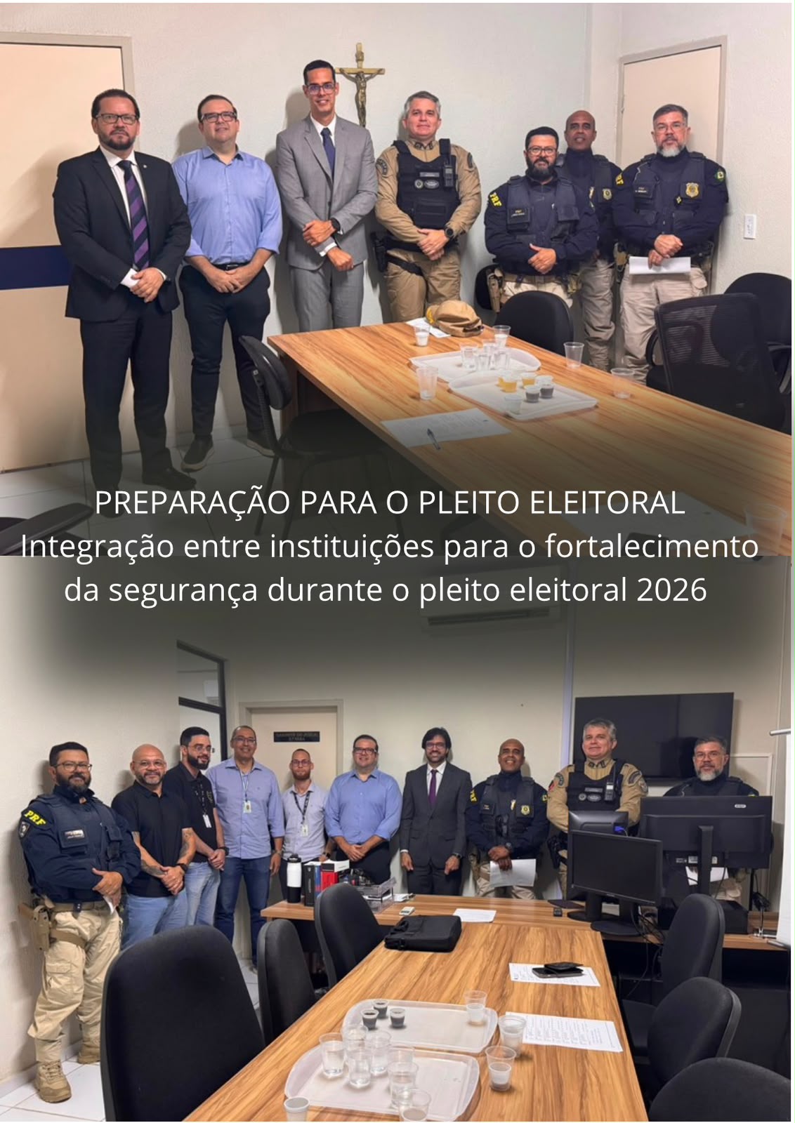 Planejamento estratégico reforça compromisso das instituições com eleições seguras e transparentes na região do 18º BPM