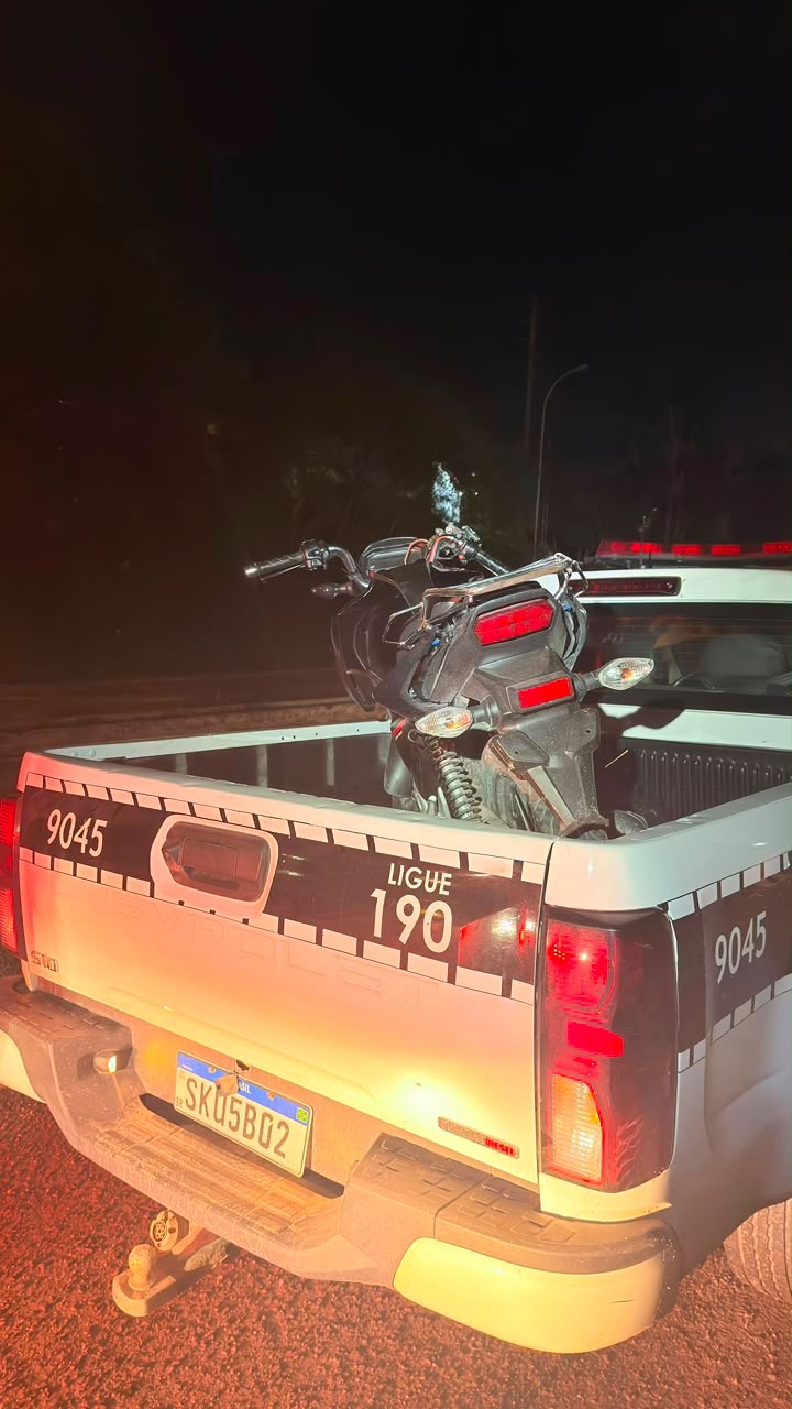 BEPTur recupera motocicleta com restrição de roubo após perseguição na BR-230, em João Pessoa