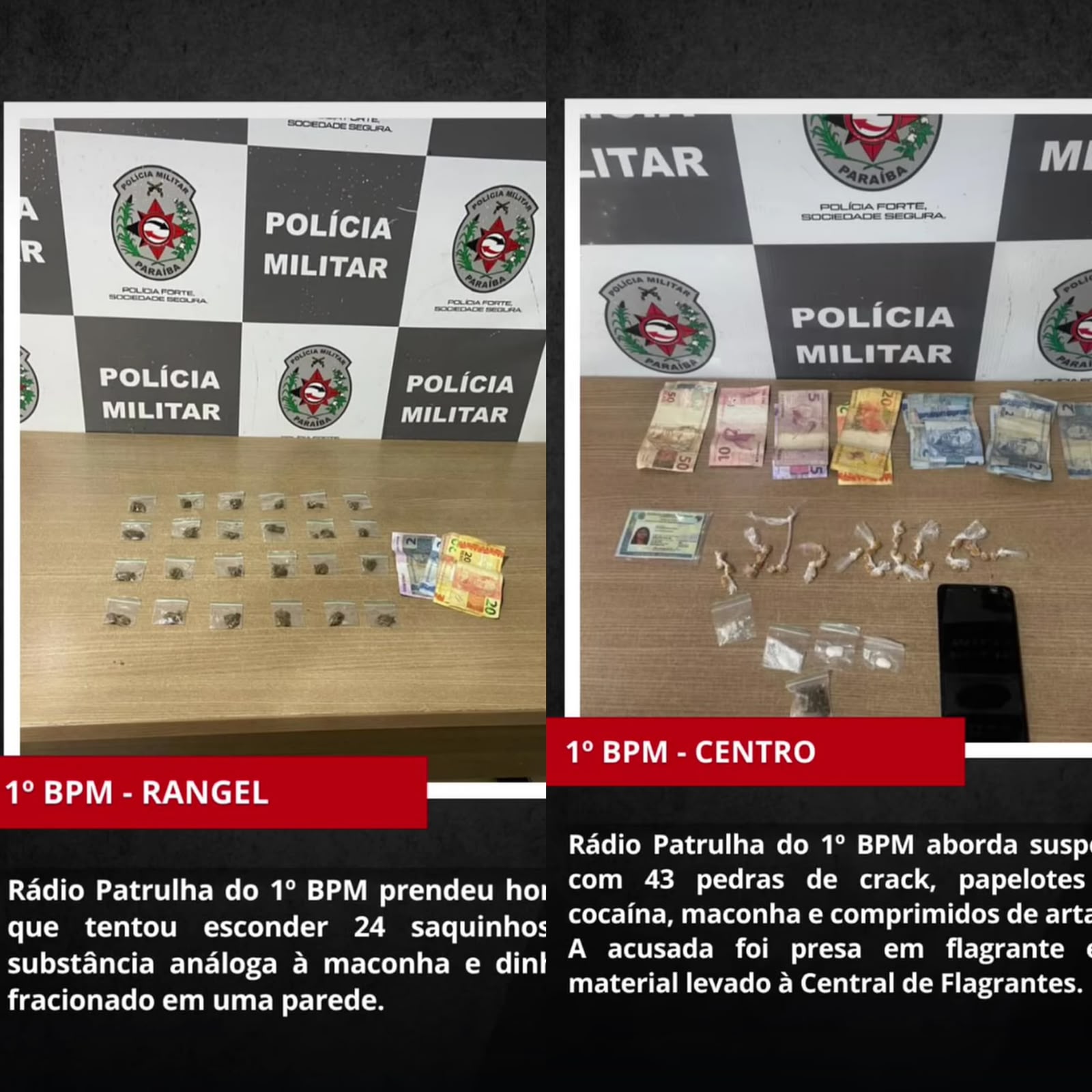 RÁDIO PATRULHA DO 1º BPM SEGUE DANDO RESPOSTAS À CRIMINALIDADE E REFORÇA A SEGURANÇA NO CENTRO E NO RANGEL