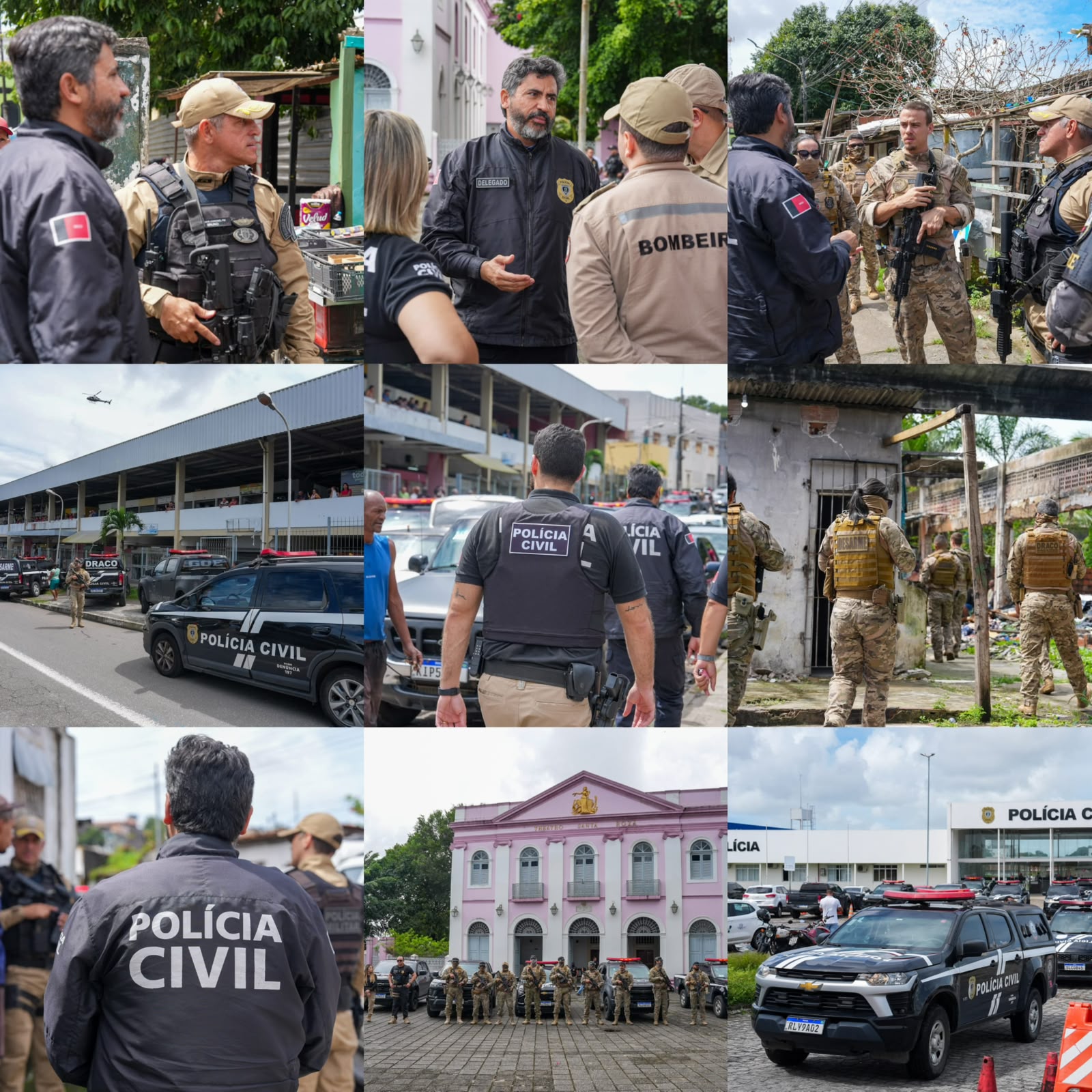 OPERAÇÃO PARAÍBA MAIS SEGURA: Polícia Civil participa de nova fase de ação das forças de segurança na região central de João Pessoa