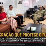 PMPB e Secretaria de Educação fortalecem parceria para ampliar ações de segurança nas escolas da Paraíba