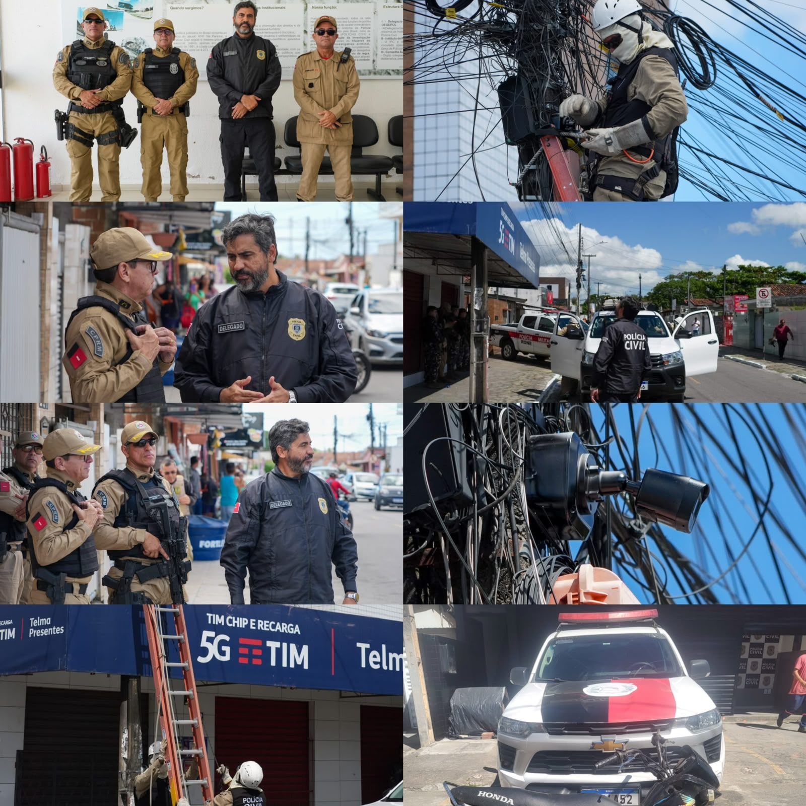 OPERAÇÃO PARAÍBA MAIS SEGURA: POLÍCIA CIVIL E FORÇAS DE SEGURANÇA RETIRAM CÂMERAS CLANDESTINAS UTILIZADAS PELO CRIME ORGANIZADO NO CENTRO DE JOÃO PESSOA