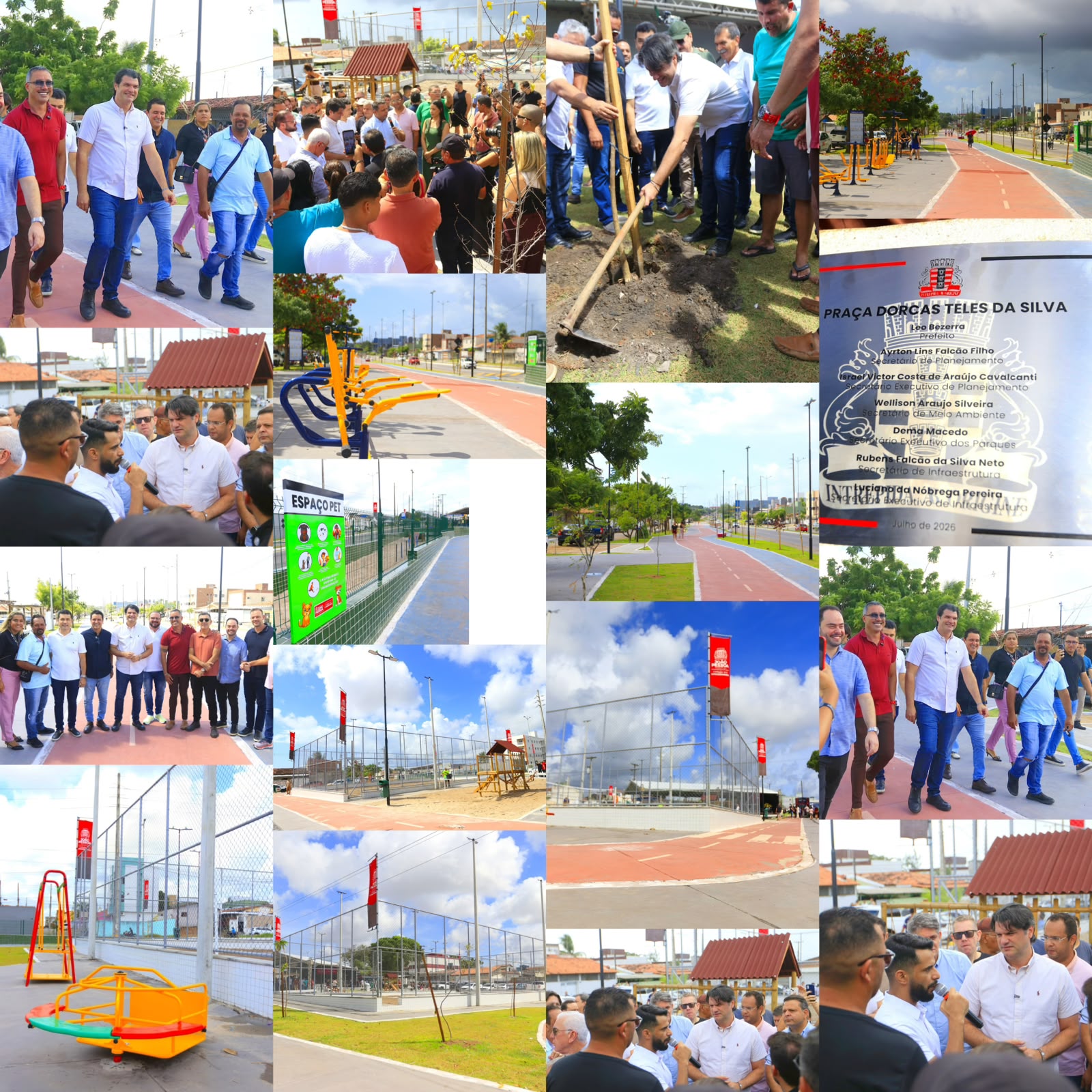 Cem dias de gestãoLeo Bezerra inaugura Parque Linear II do Valentina com estrutura completa e destaca investimentos no bairro