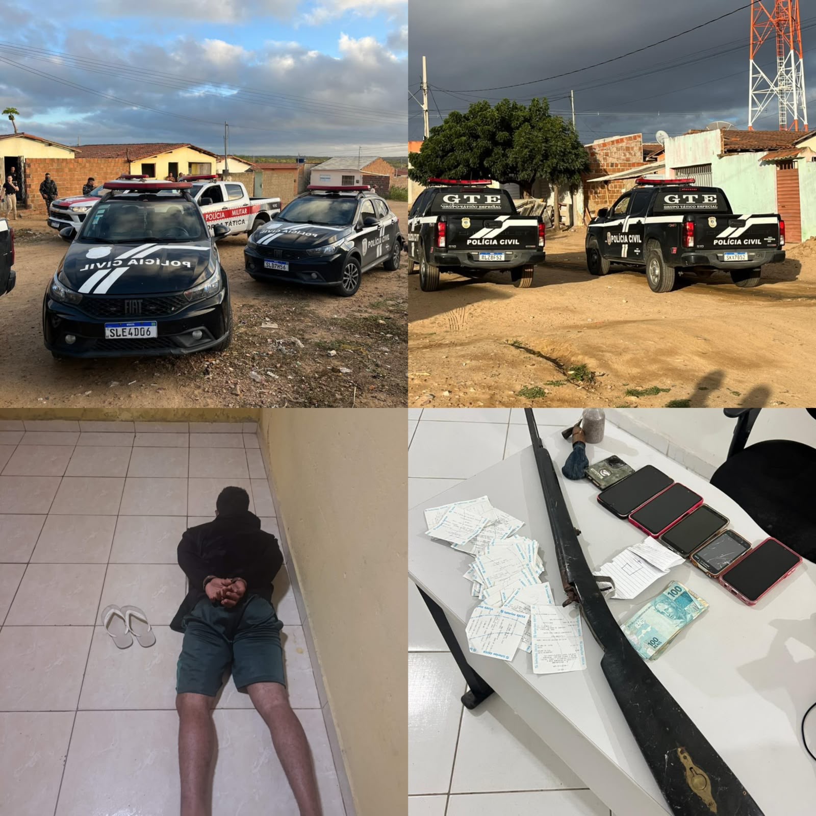 OPERAÇÃO SALVAGUARDA: Polícia Civil cumpre 13 mandados de busca e apreensão e prende três pessoas em Esperança