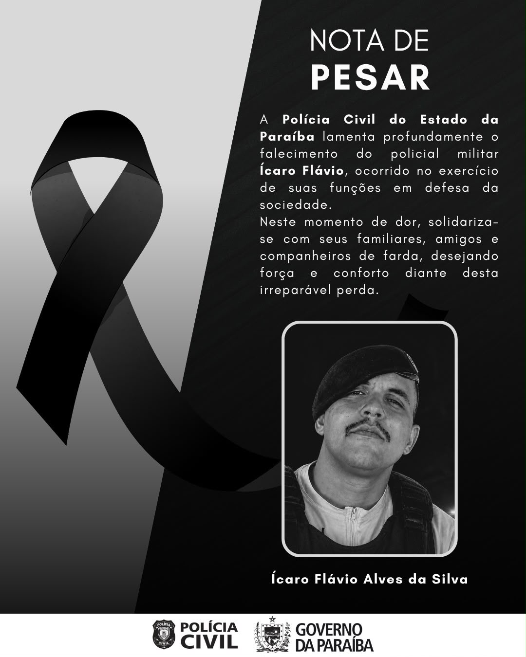 NOTA DE PESAR