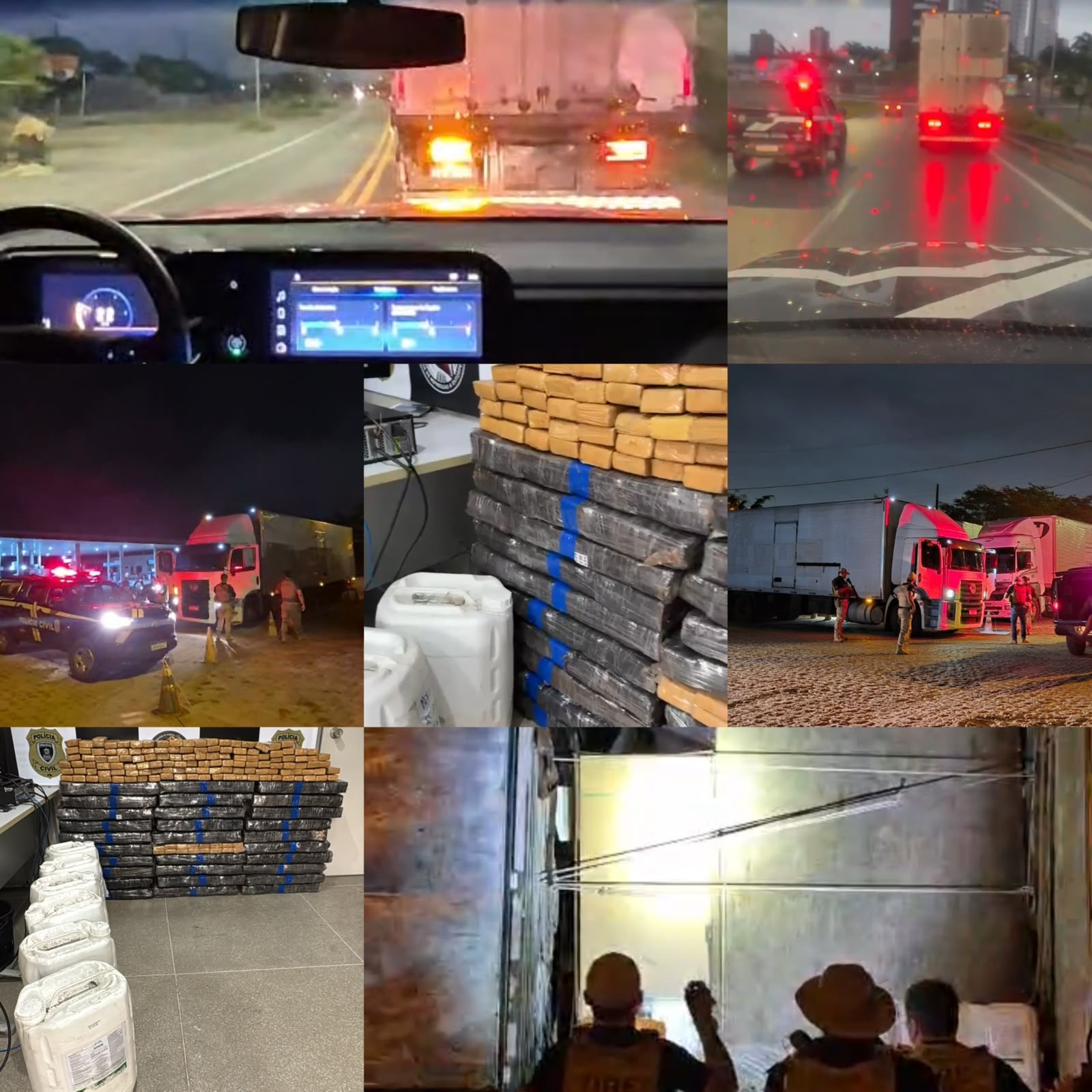 DRE: Polícia Civil apreende cerca de 400 quilos de maconha e prende motorista de caminhão em Campina Grande