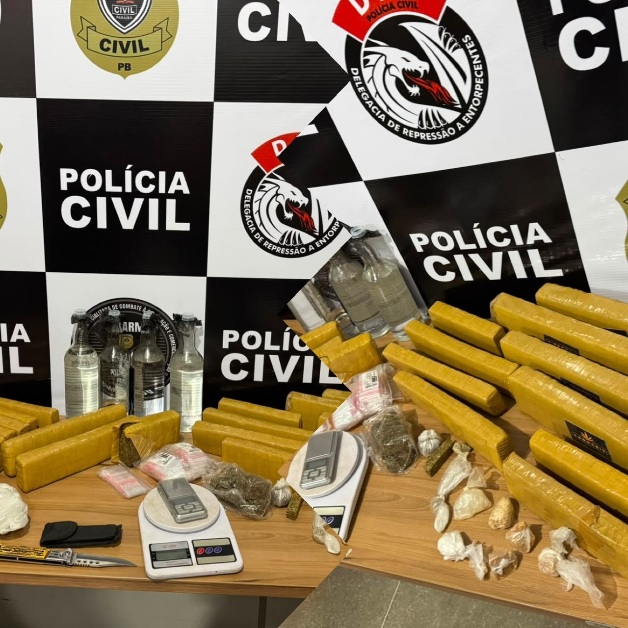 EM CAMPINA GRANDE: Polícia Civil apreende grande quantidade de drogas