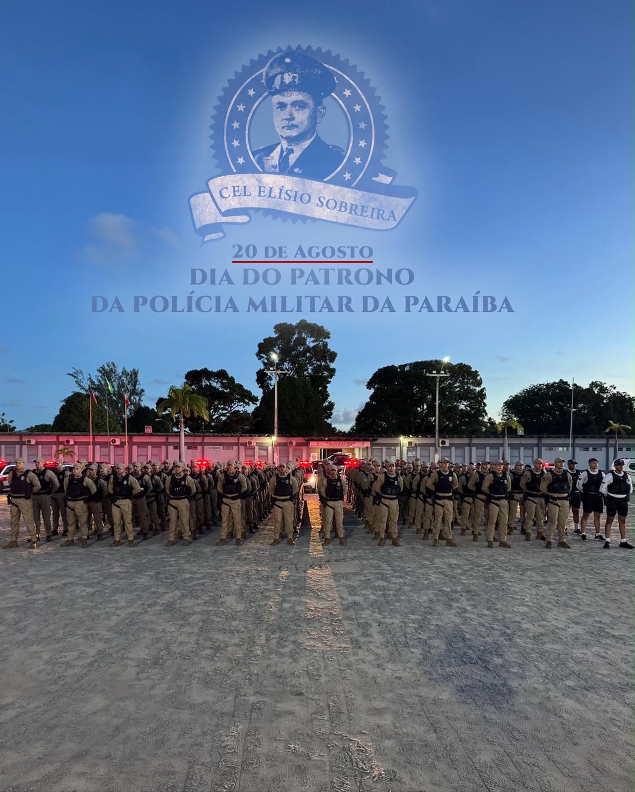 PMPB celebra o legado do coronel Elísio Sobreira, patrono da Polícia Militar da Paraíba