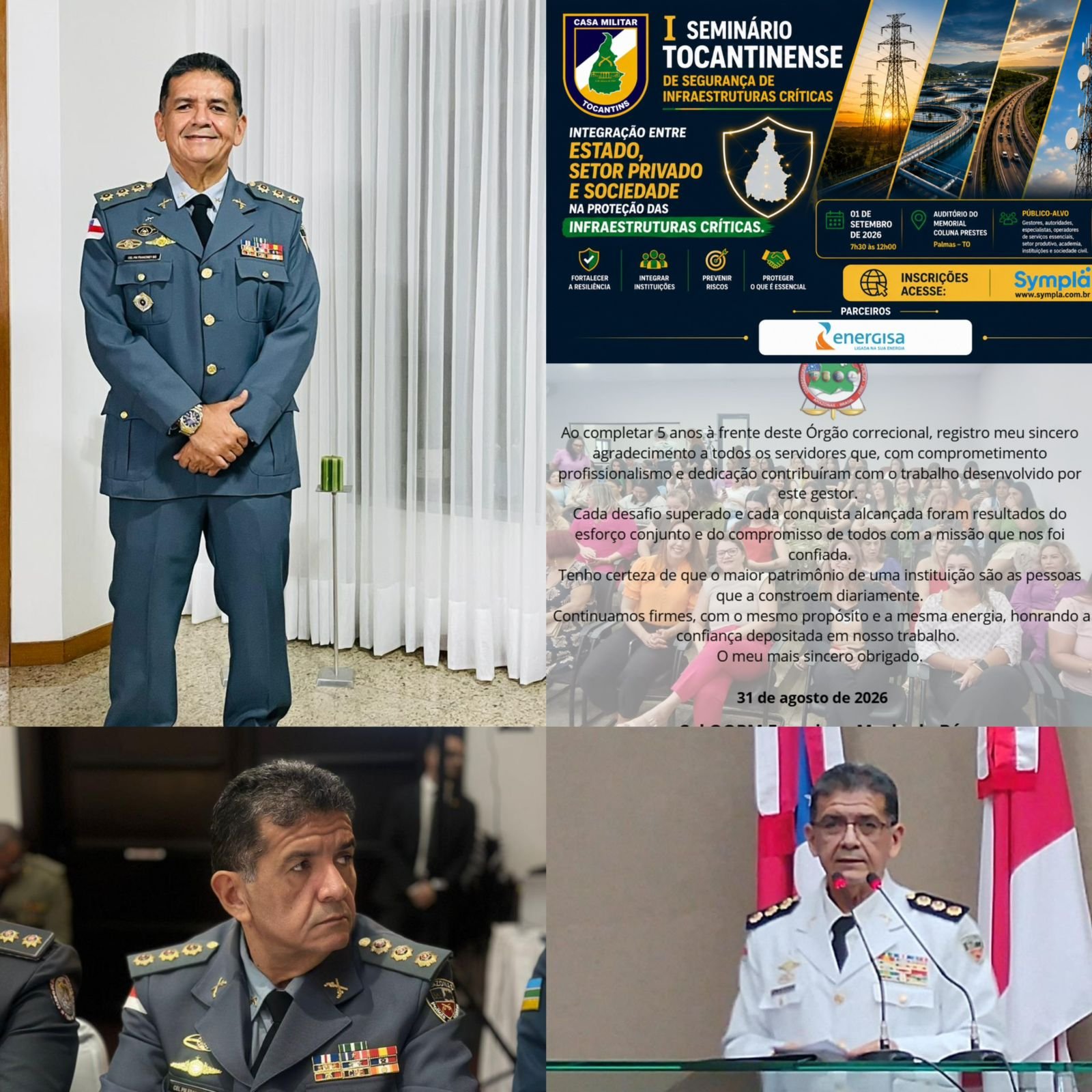 Policiais Militares, Policiais Civis, Bombeiros Militares, demais servidores e queridos familiares,