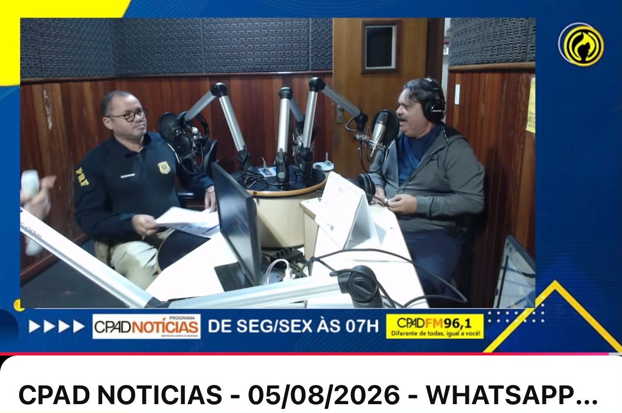 Inspetor Quirino apresenta na CPAD FM panorama da redução de acidentes nas rodovias federais da Paraíba e alerta para alto número de vítimas em hospitais