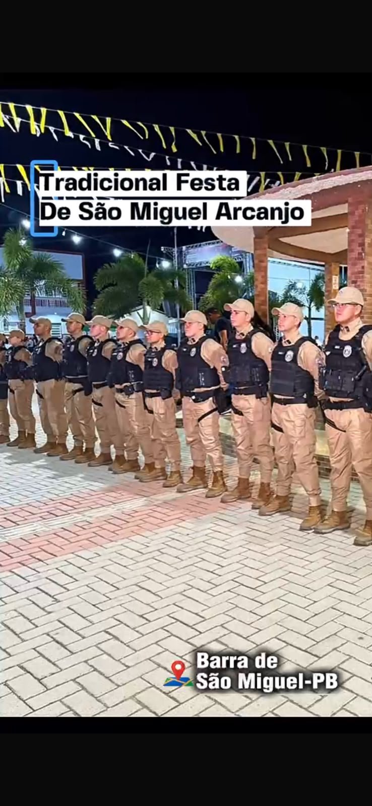 18º BPM REALIZA POLICIAMENTO DURANTE A TRADICIONAL FESTA DE SÃO MIGUEL ARCANJO EM BARRA DE SÃO MIGUEL/PB