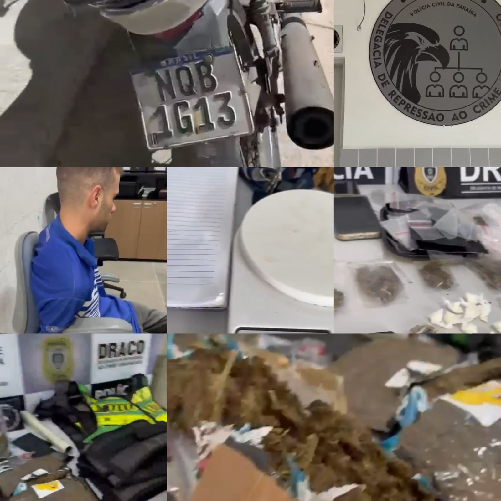 EM CAMPINA GRANDE: Polícia Civil apreende drogas e materiais utilizados em sistema de delivery de entorpecentes