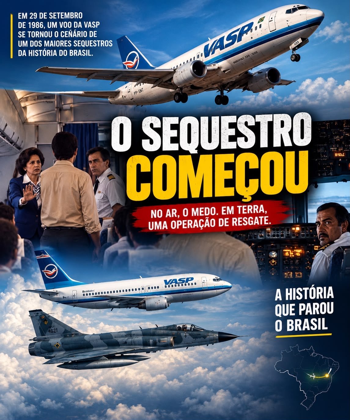 ✈️ VOO 375: O DIA EM QUE O BRASIL QUASE VIVEU UMA TRAGÉDIA NO PALÁCIO DO PLANALTO