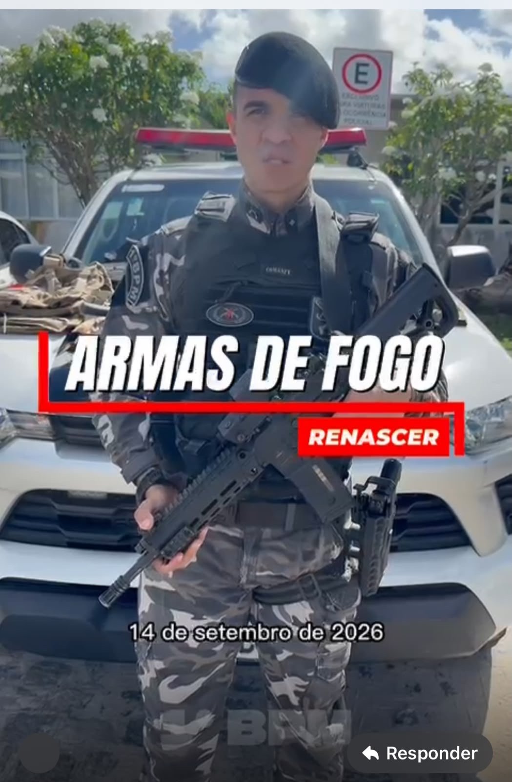 🚨 FORÇA TÁTICA DO 1º BATALHÃO APREENDE MAIS DUAS ARM4S DE FOGO
