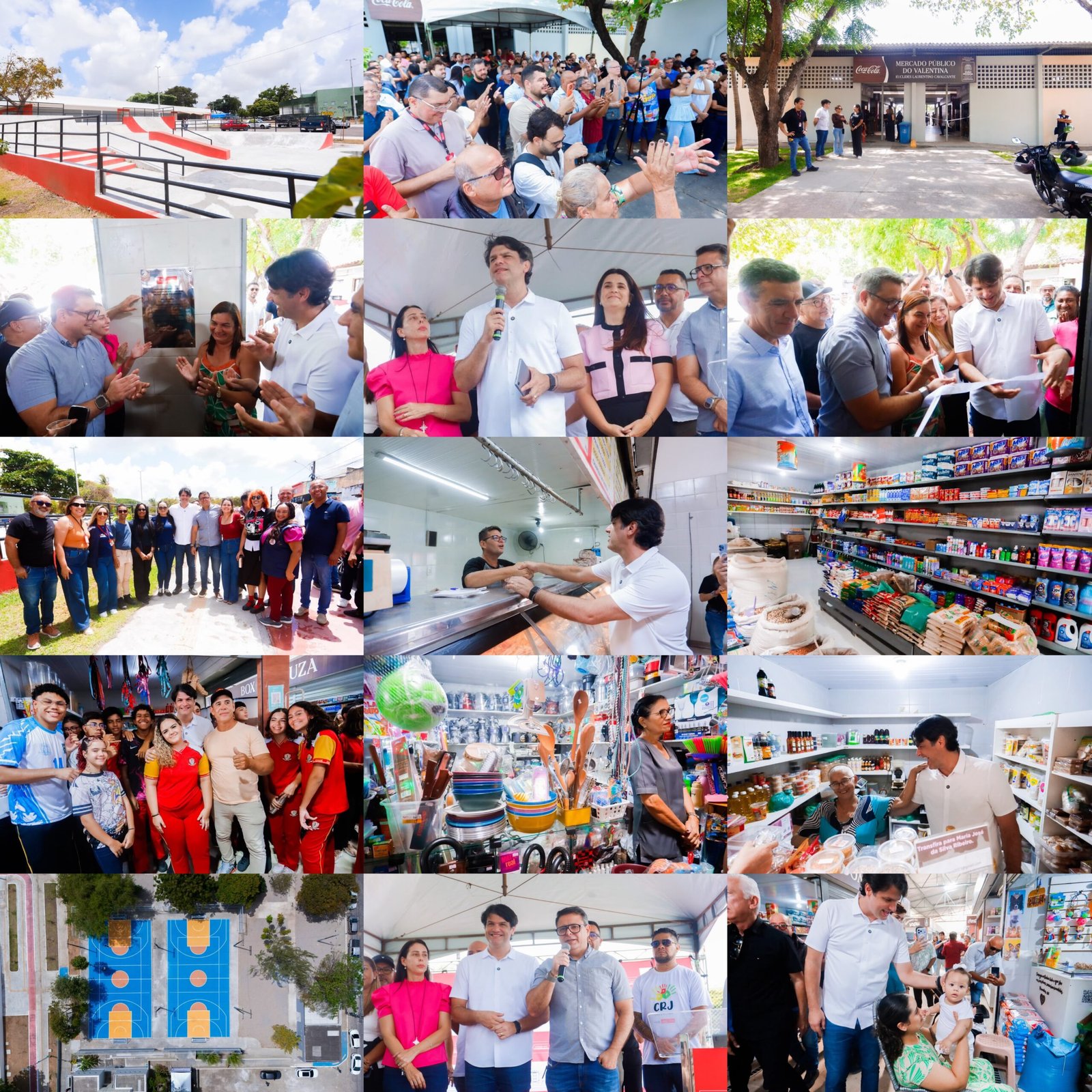 Equipamento comunitárioLeo Bezerra entrega Mercado do Valentina com estrutura completa e áreas de convivência para a população
