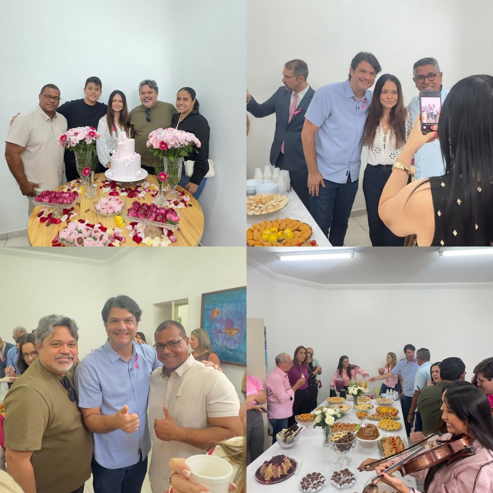 Outubro Rosa no Hospital Santa Isabel reúne Léo Bezerra, profissionais da saúde e homenagens à diretora Adriana Lobão